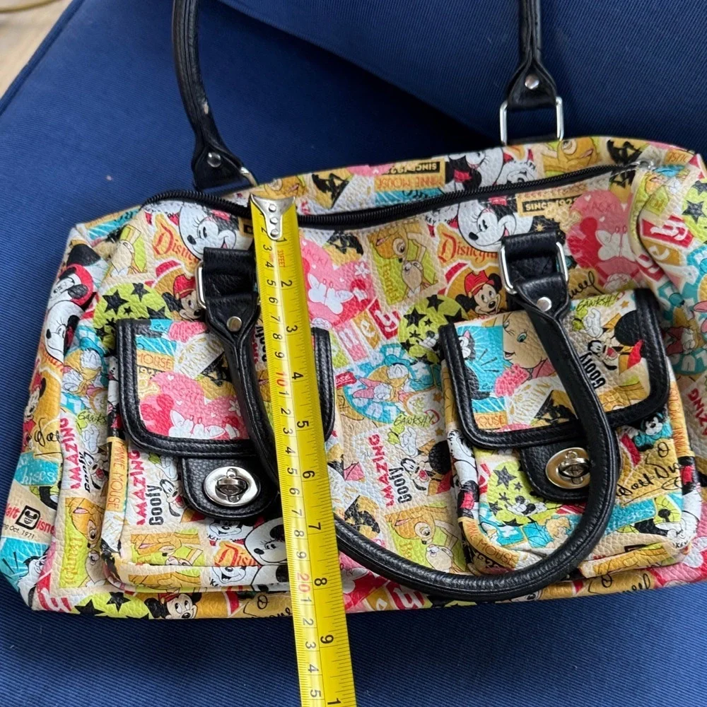 Disney Colorful Cartoon Print Satchel Bag